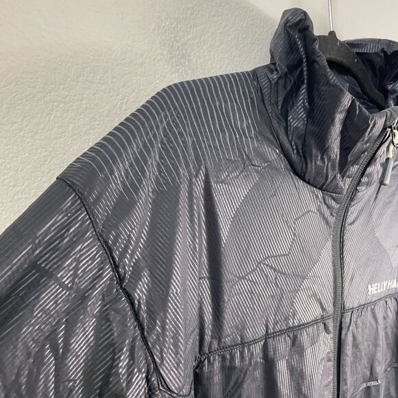 Helly Hansen Mens XL Mountain Jacket Black Outdoors Performance Zip Up - Picture 8 of 9
